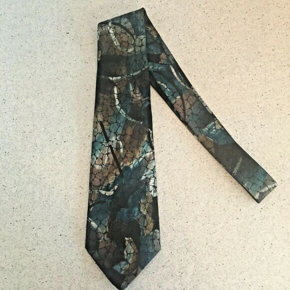 Vintage Oleg Cassini neck tie retro designer mod - Picture 3 of 6